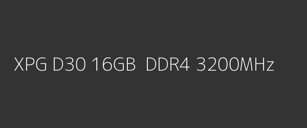 XPG D30 16GB  DDR4 3200MHz